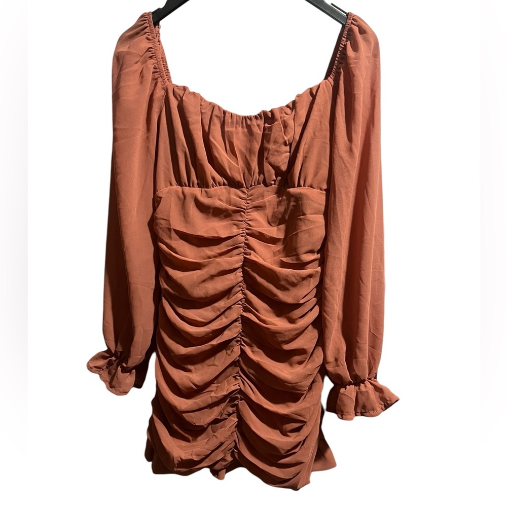 EUC Mauve Blush BJ Rouched Dress